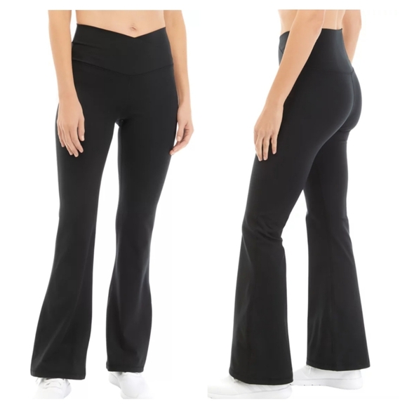 Yogalicious Pants - Yogalicious Black Boot Cut Flare Pants